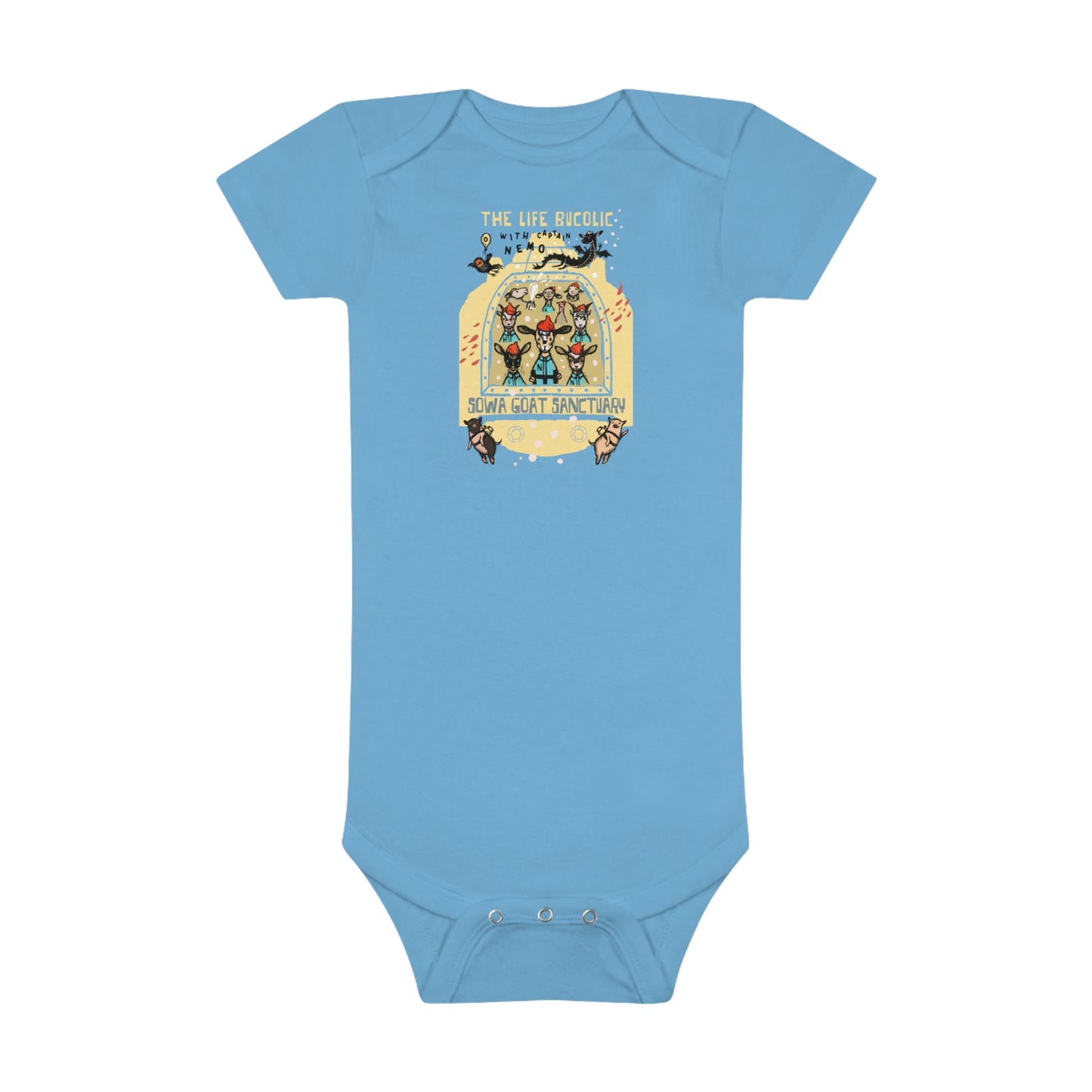 The Life Bucolic with Captain Nemo! - Baby Short Sleeve Onesie®