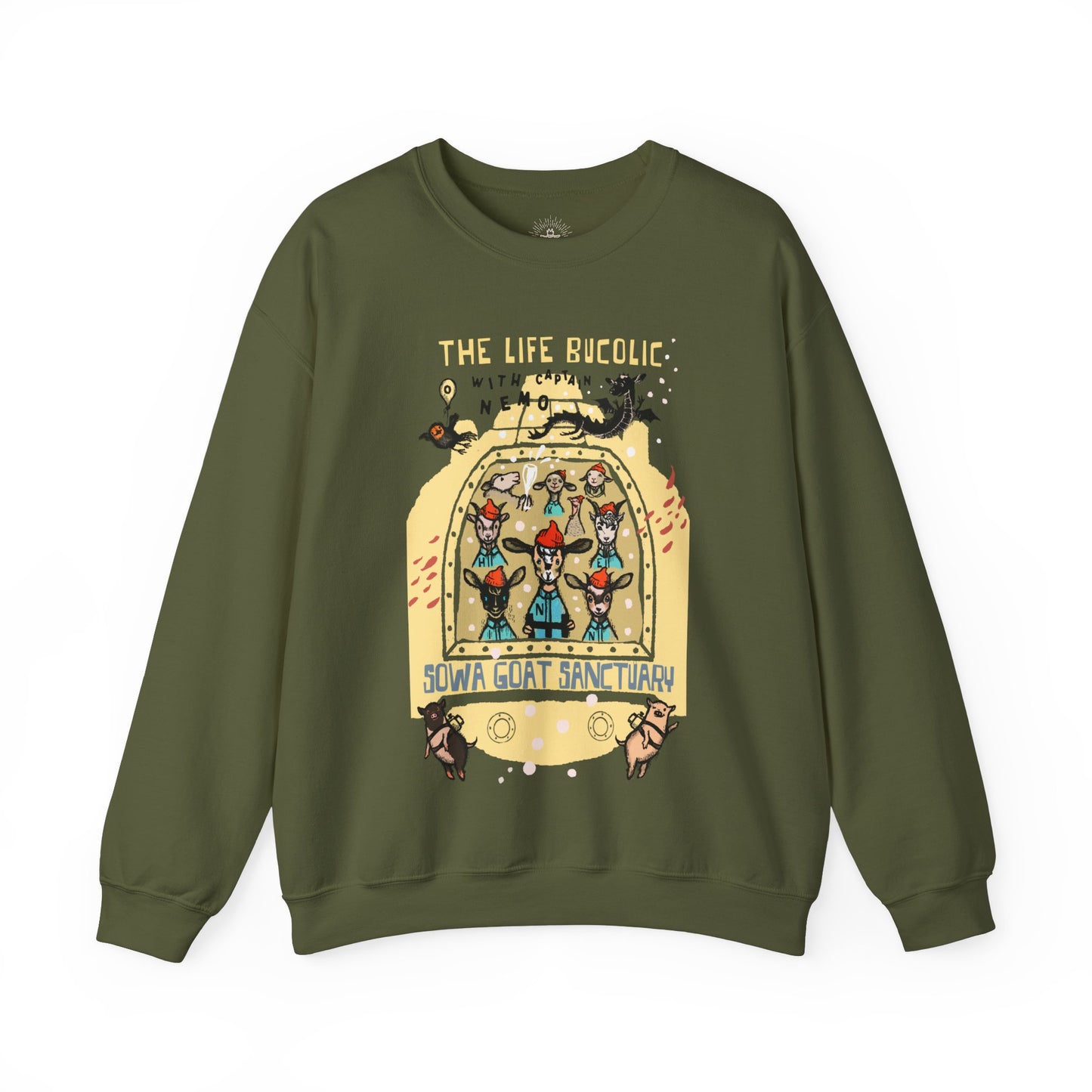 The Life Bucolic with Captain Nemo! - Unisex Heavy Blend™ Crewneck Sweatshirt