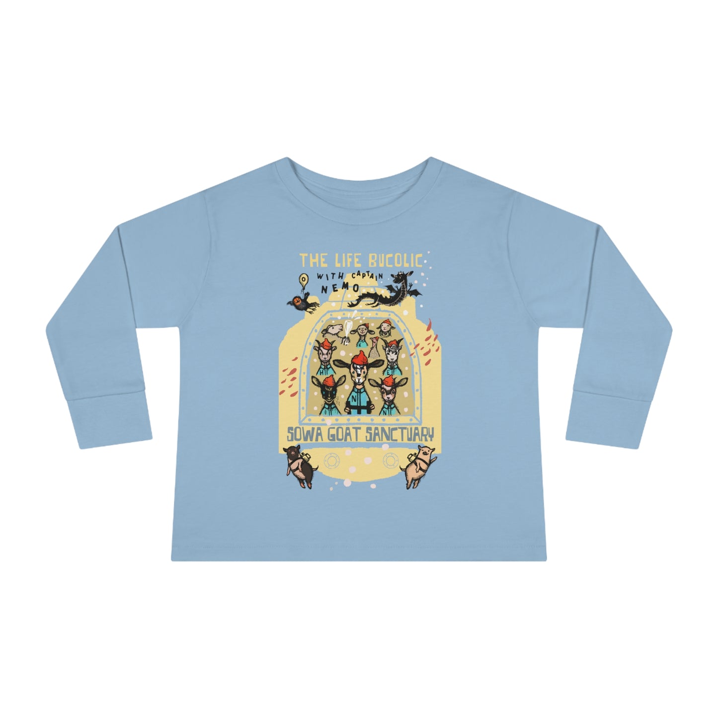 The Life Bucolic with Captain Nemo! - Toddler Long Sleeve Tee