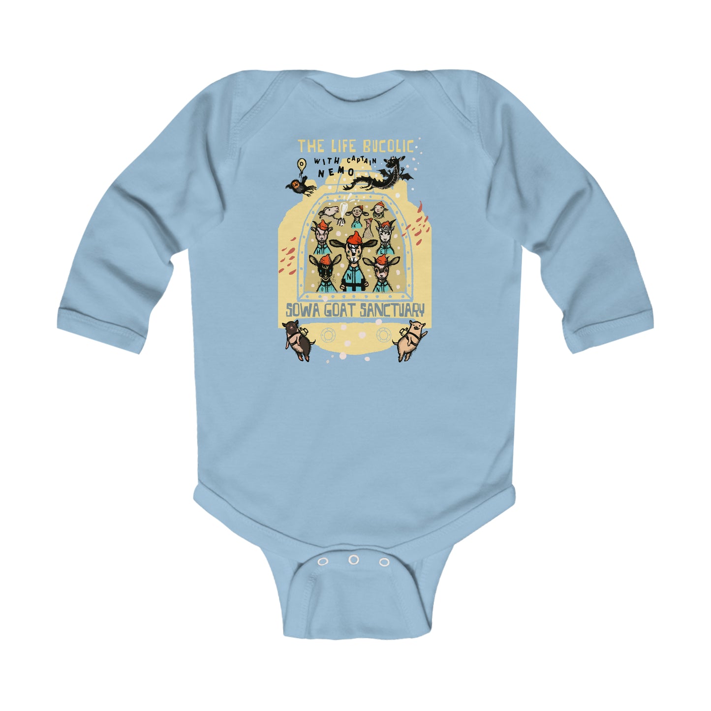 The Life Bucolic with Captain Nemo - Infant Long Sleeve Bodysuit