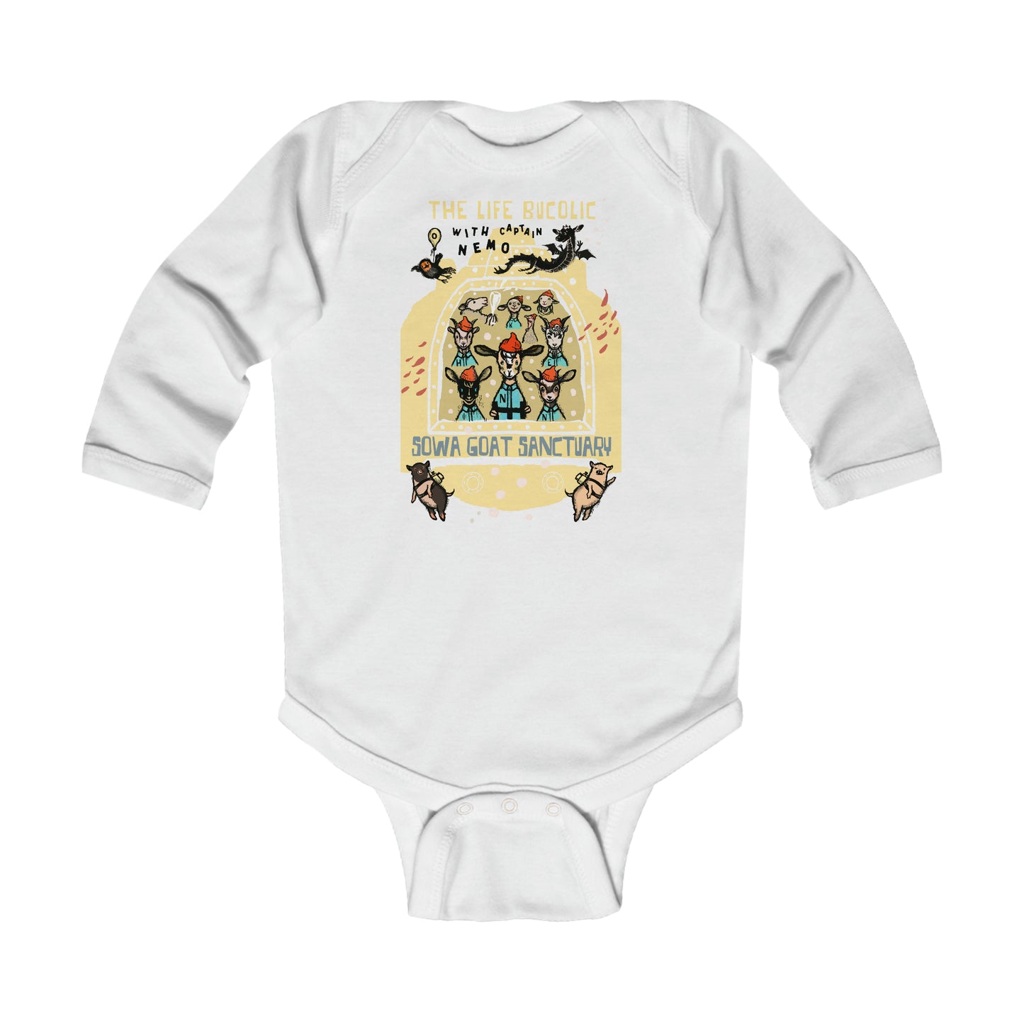 The Life Bucolic with Captain Nemo - Infant Long Sleeve Bodysuit