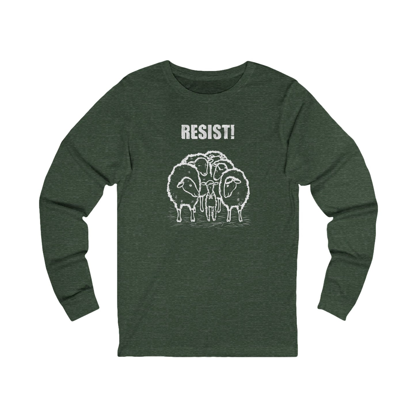RESIST! - Unisex Jersey Long Sleeve Tee