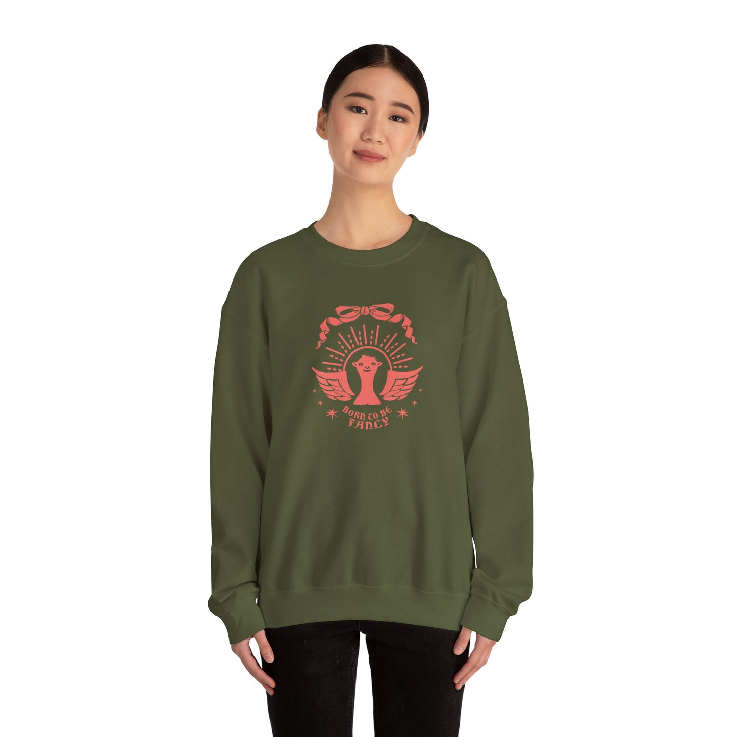 Viva Rescue - Born to be Fancy - Unisex Heavy Blend™ Crewneck Sweatshirt