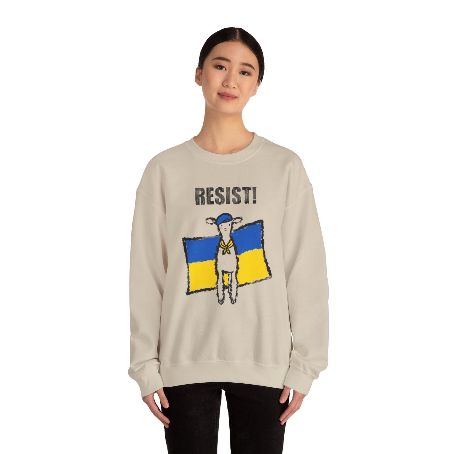 Stand with Resistance Baby - Unisex Heavy Blend™ Crewneck Sweatshirt