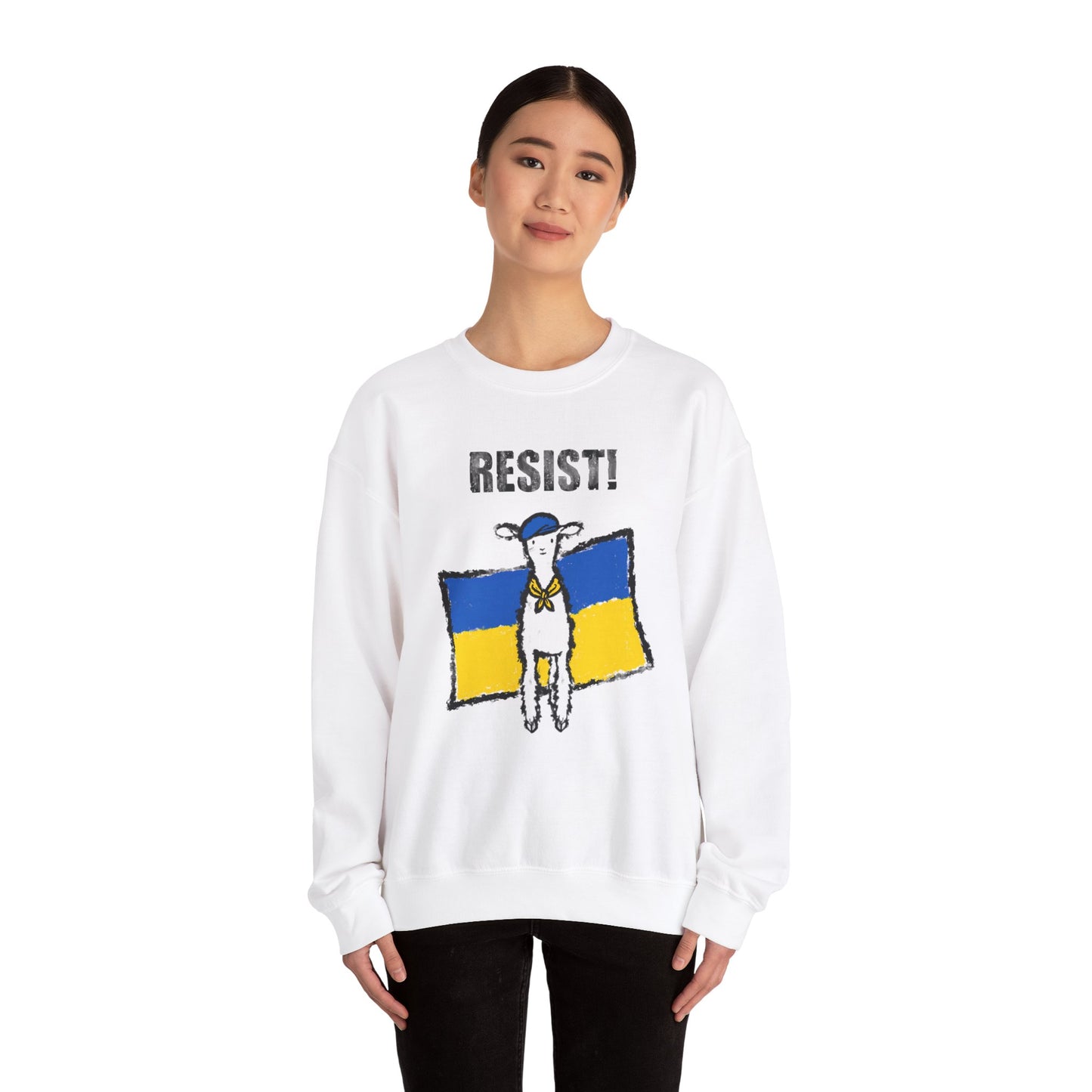 Stand with Resistance Baby - Unisex Heavy Blend™ Crewneck Sweatshirt