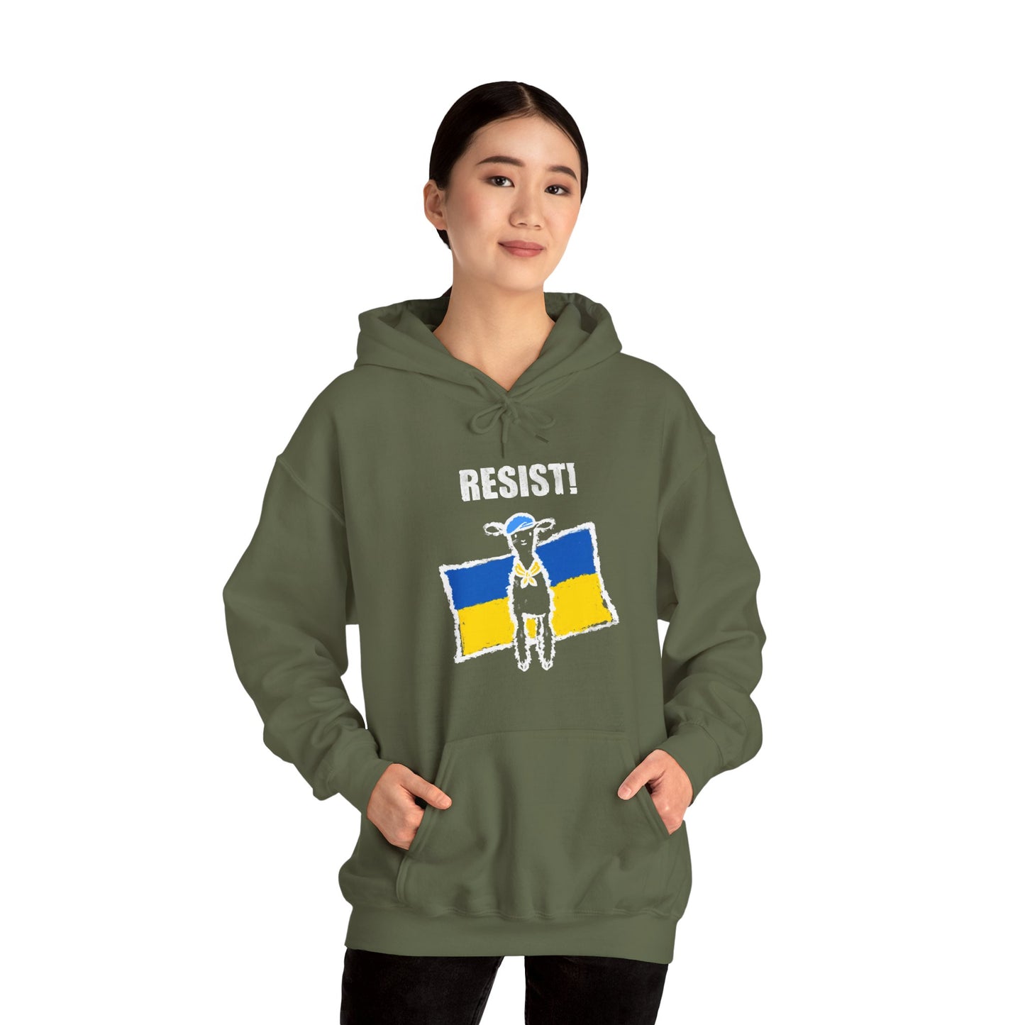 Stand with Resistance Baby - Unisex Heavy Blend™ Hooded Sweatshirt