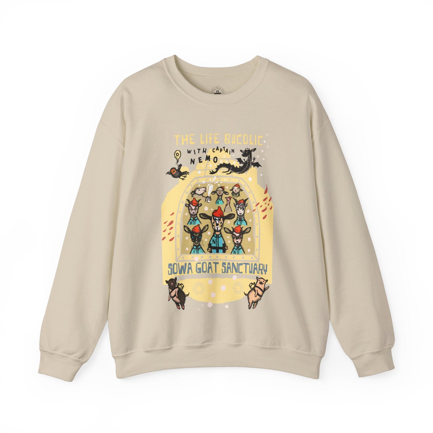 The Life Bucolic with Captain Nemo! - Unisex Heavy Blend™ Crewneck Sweatshirt