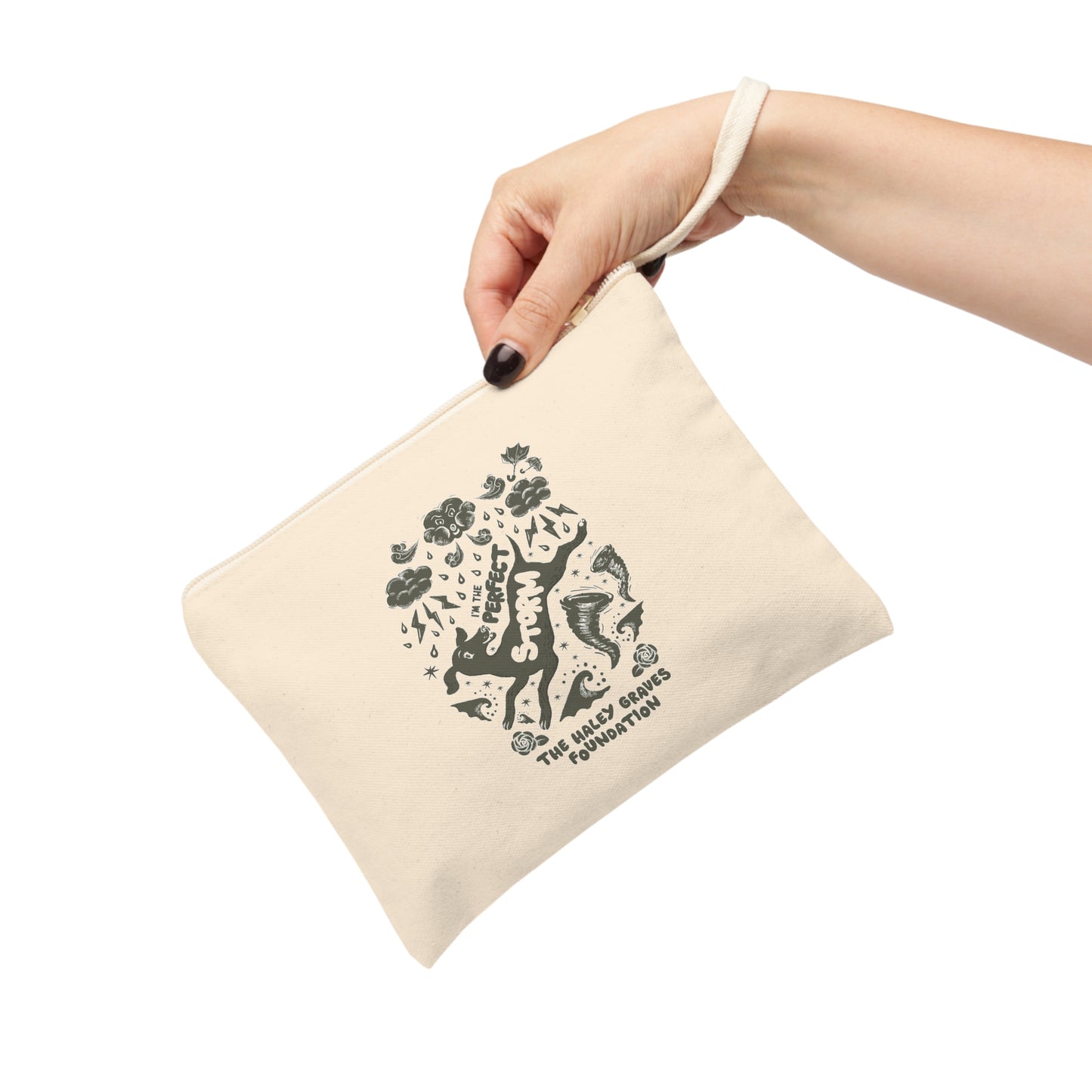 HALEY GRAVES FOUNDATION - STORMY - Zipper Pouch