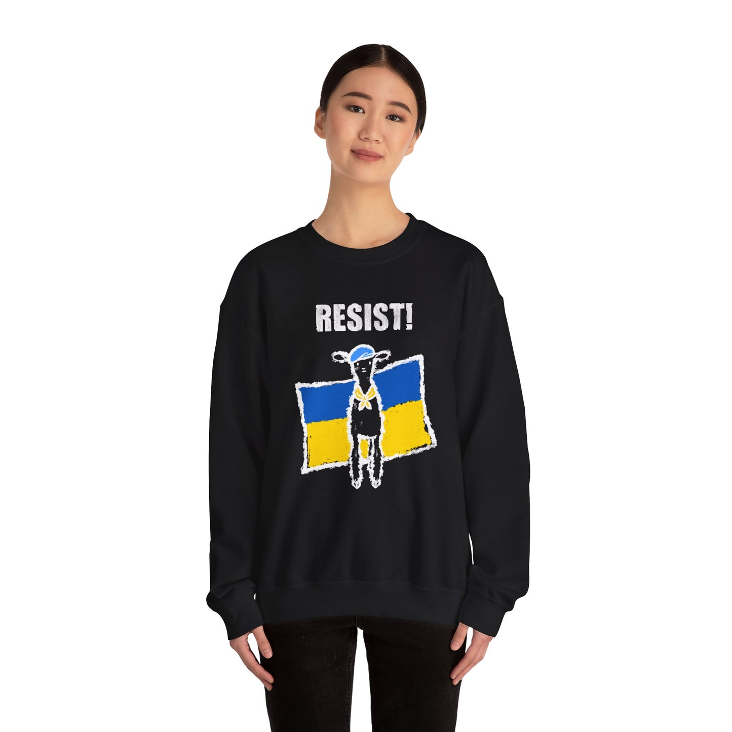 Stand with Resistance Baby - Unisex Heavy Blend™ Crewneck Sweatshirt