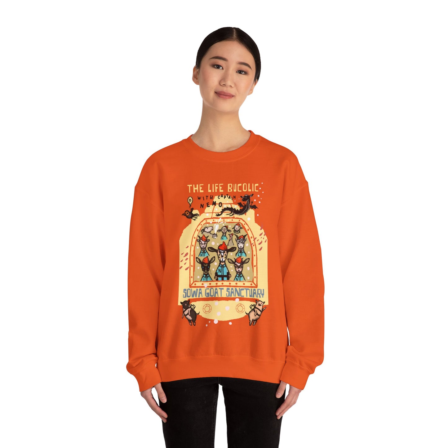 The Life Bucolic with Captain Nemo! - Unisex Heavy Blend™ Crewneck Sweatshirt