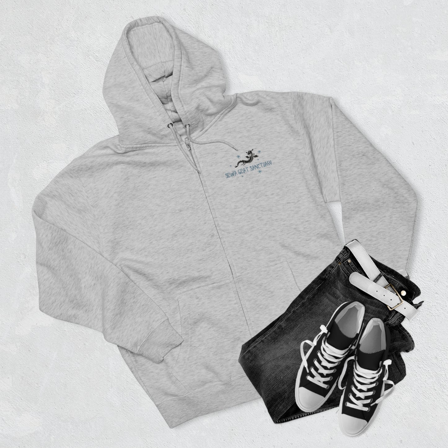 The Life Bucolic with Captain Nemo - Unisex Premium Full Zip Hoodie