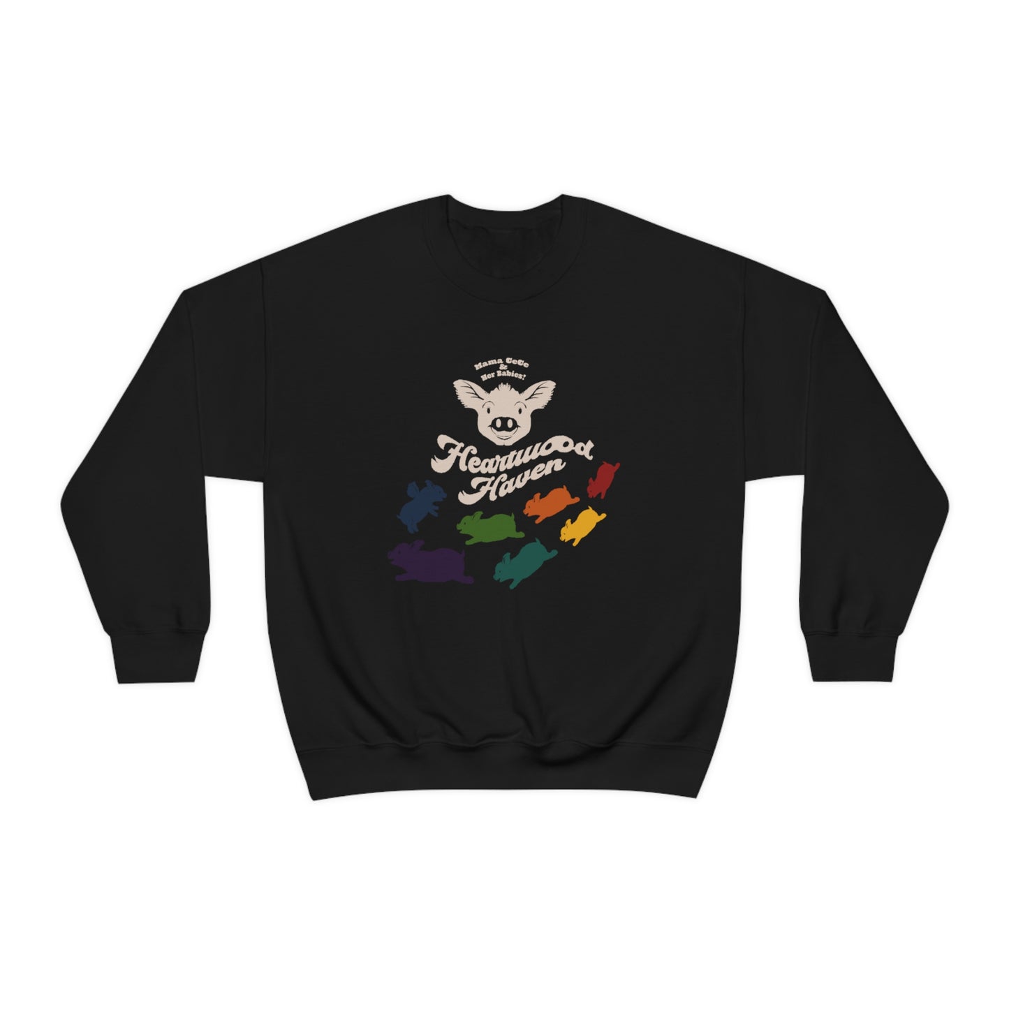Heartwood Haven - Mama CeCe & Her Babies - Unisex Heavy Blend™ Crewneck Sweatshirt