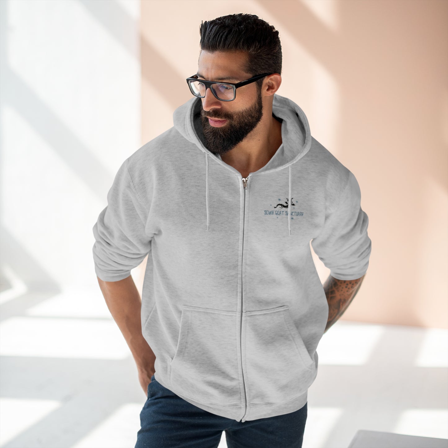 The Life Bucolic with Captain Nemo - Unisex Premium Full Zip Hoodie