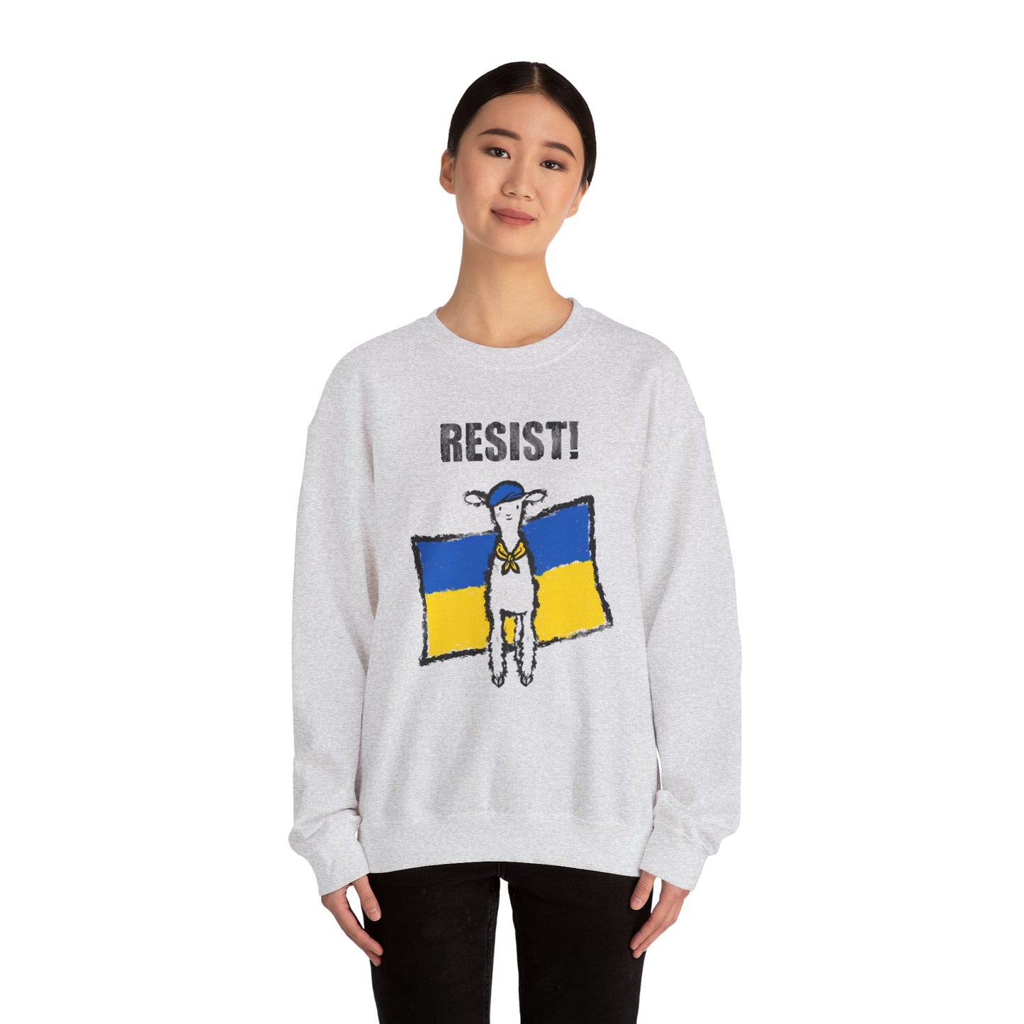 Stand with Resistance Baby - Unisex Heavy Blend™ Crewneck Sweatshirt