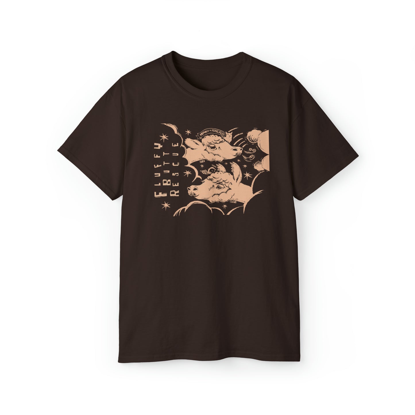 Fluffy Butt Rescue - Minky Forever - Unisex Ultra Cotton Tee