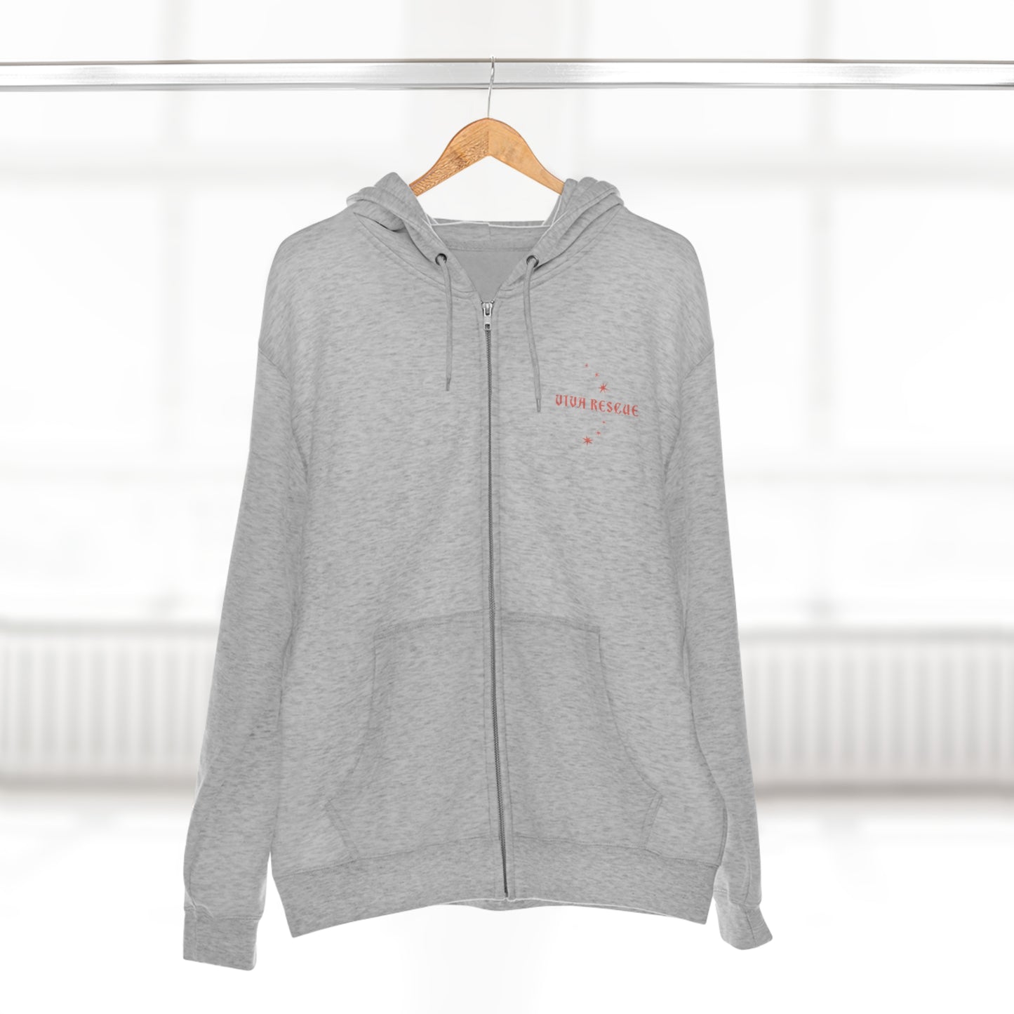 Viva Rescue - Born to be Fancy - Unisex Premium Full Zip Hoodie