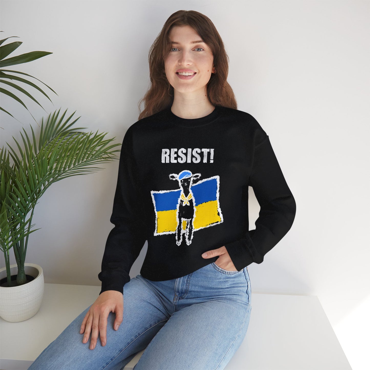Stand with Resistance Baby - Unisex Heavy Blend™ Crewneck Sweatshirt