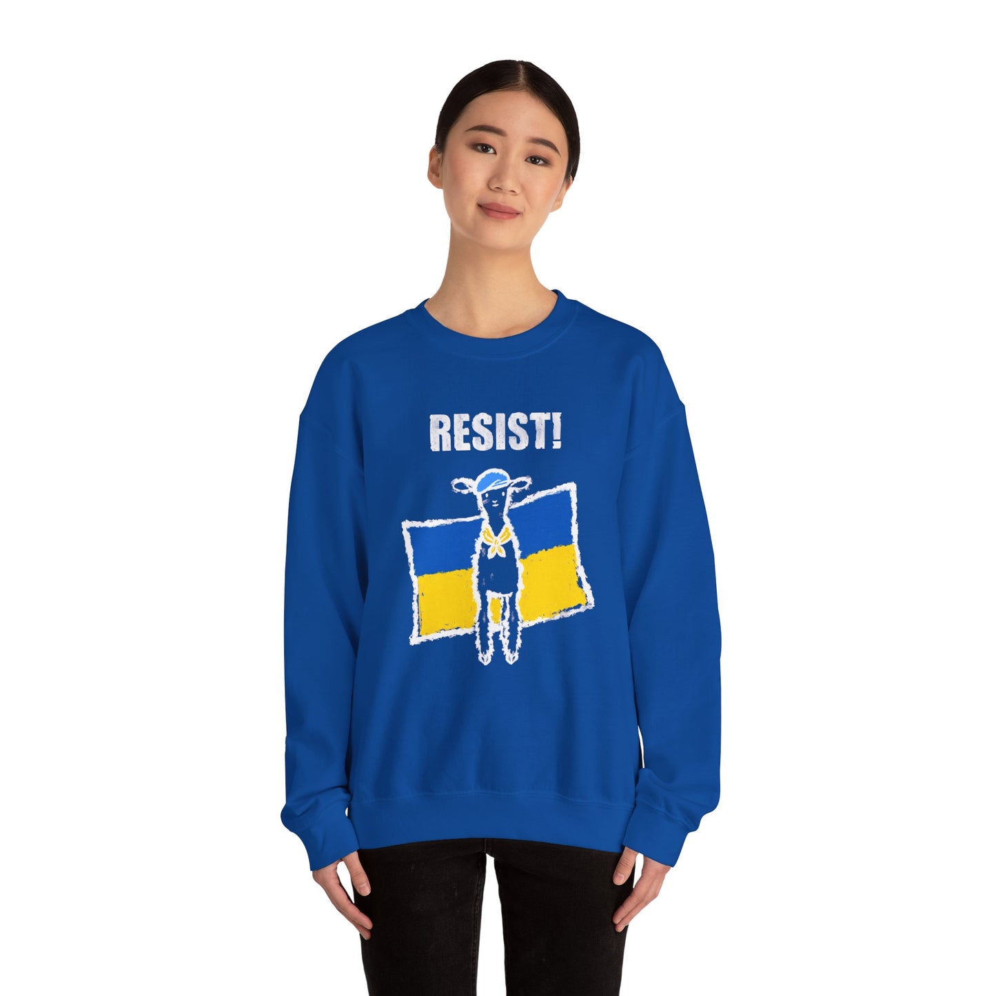 Stand with Resistance Baby - Unisex Heavy Blend™ Crewneck Sweatshirt