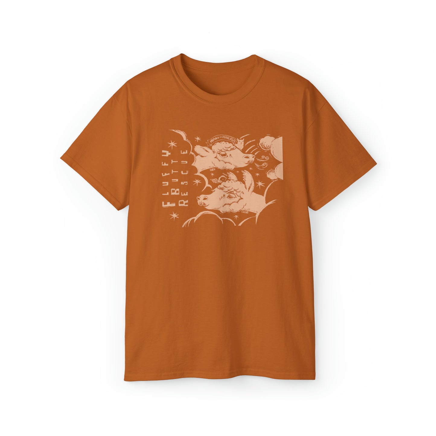 Fluffy Butt Rescue - Minky Forever - Unisex Ultra Cotton Tee