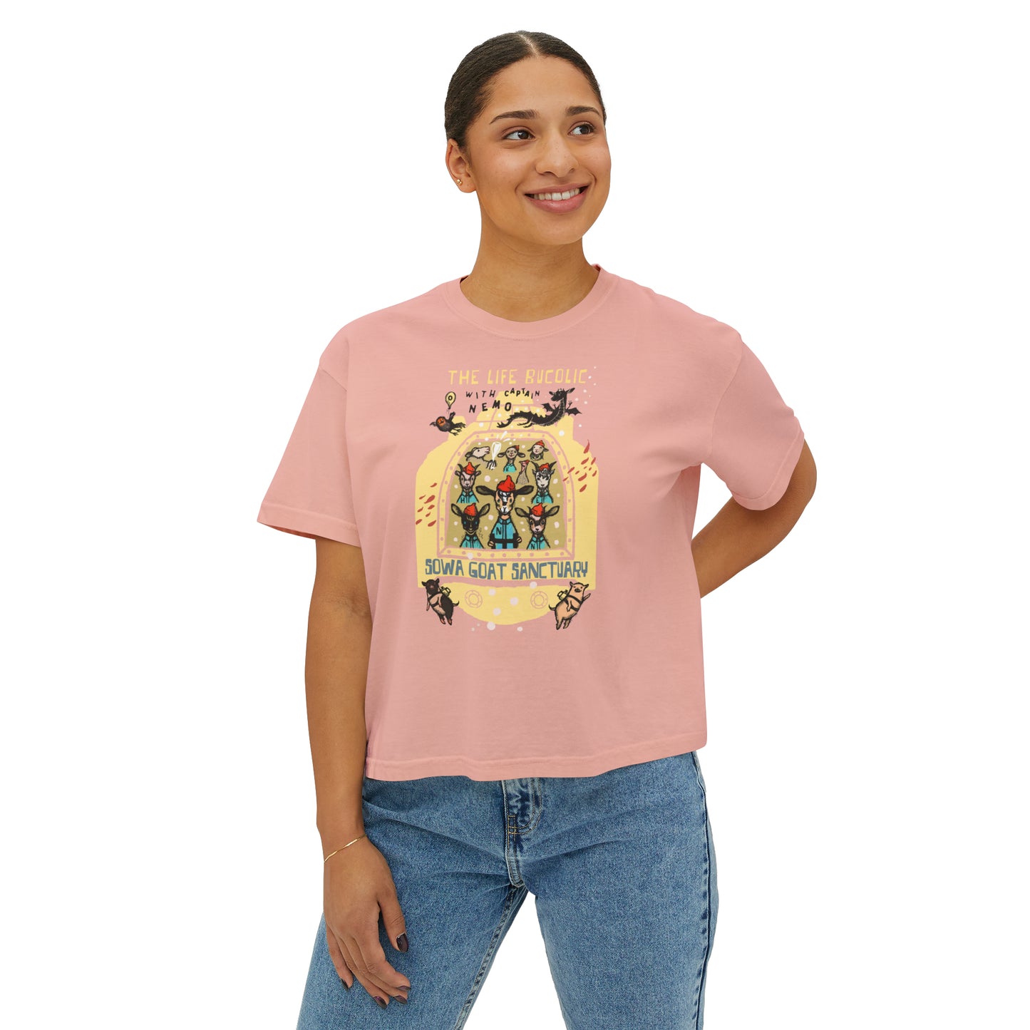 The Life Bucolic with Captain Nemo! - Women's Boxy Tee