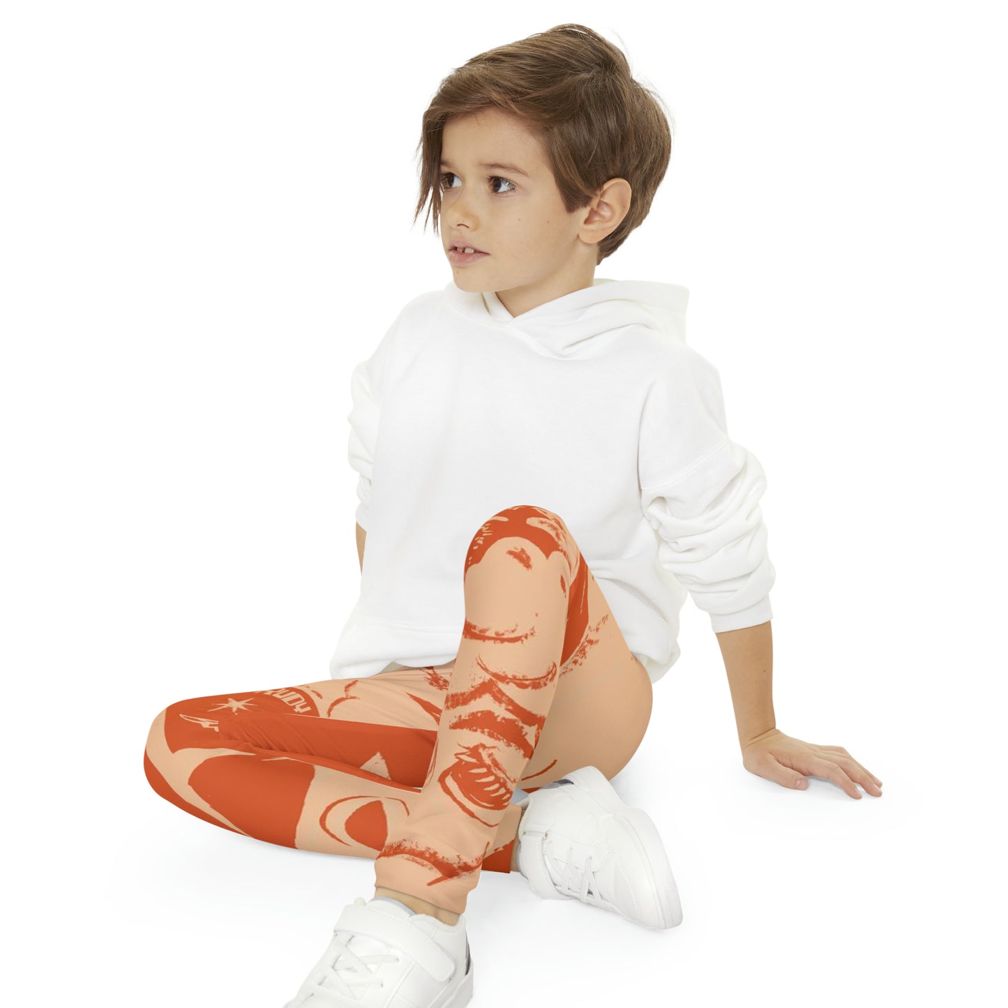 Fluffy Butt Rescue - Forever Minky - Youth Full-Length Leggings (AOP)