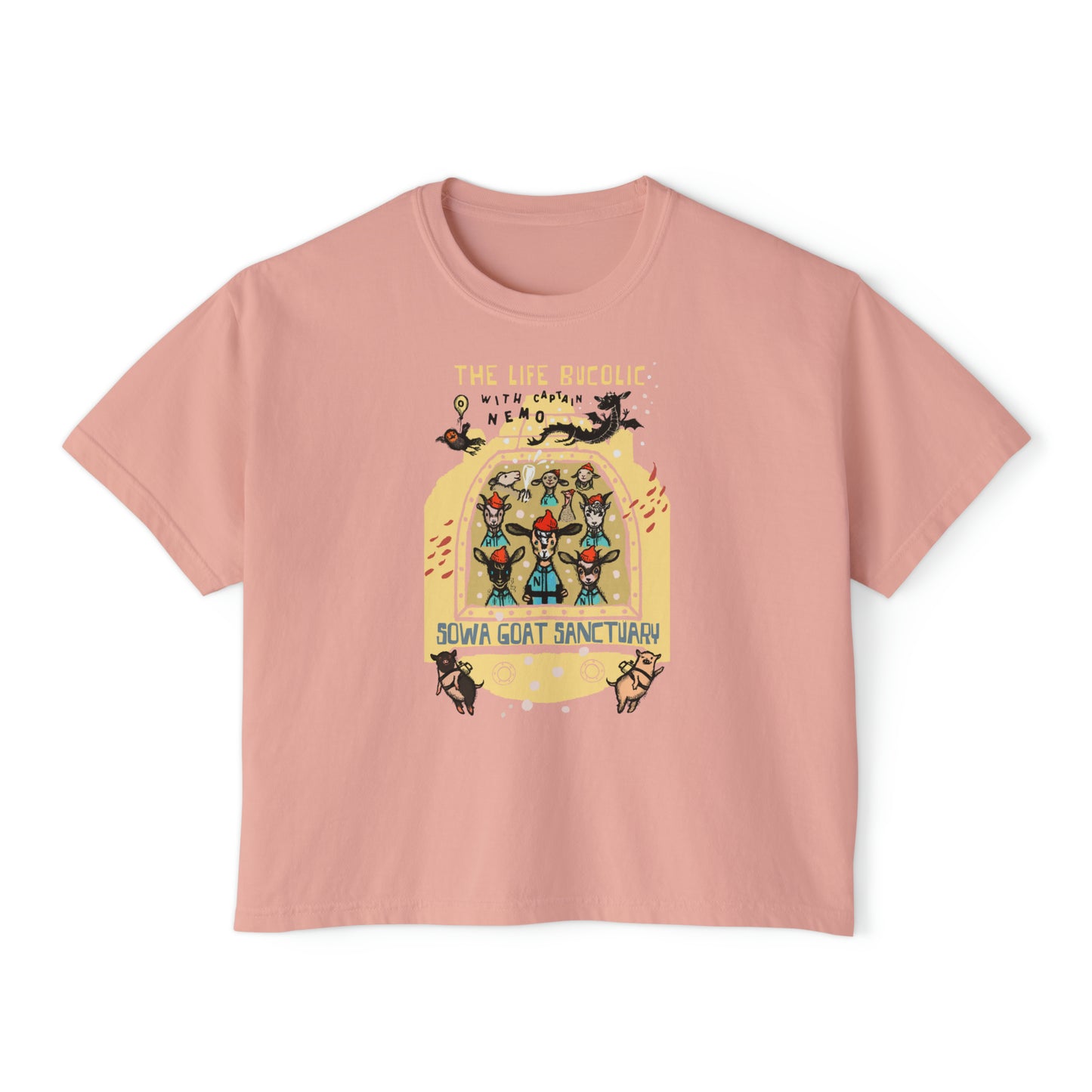 The Life Bucolic with Captain Nemo! - Women's Boxy Tee