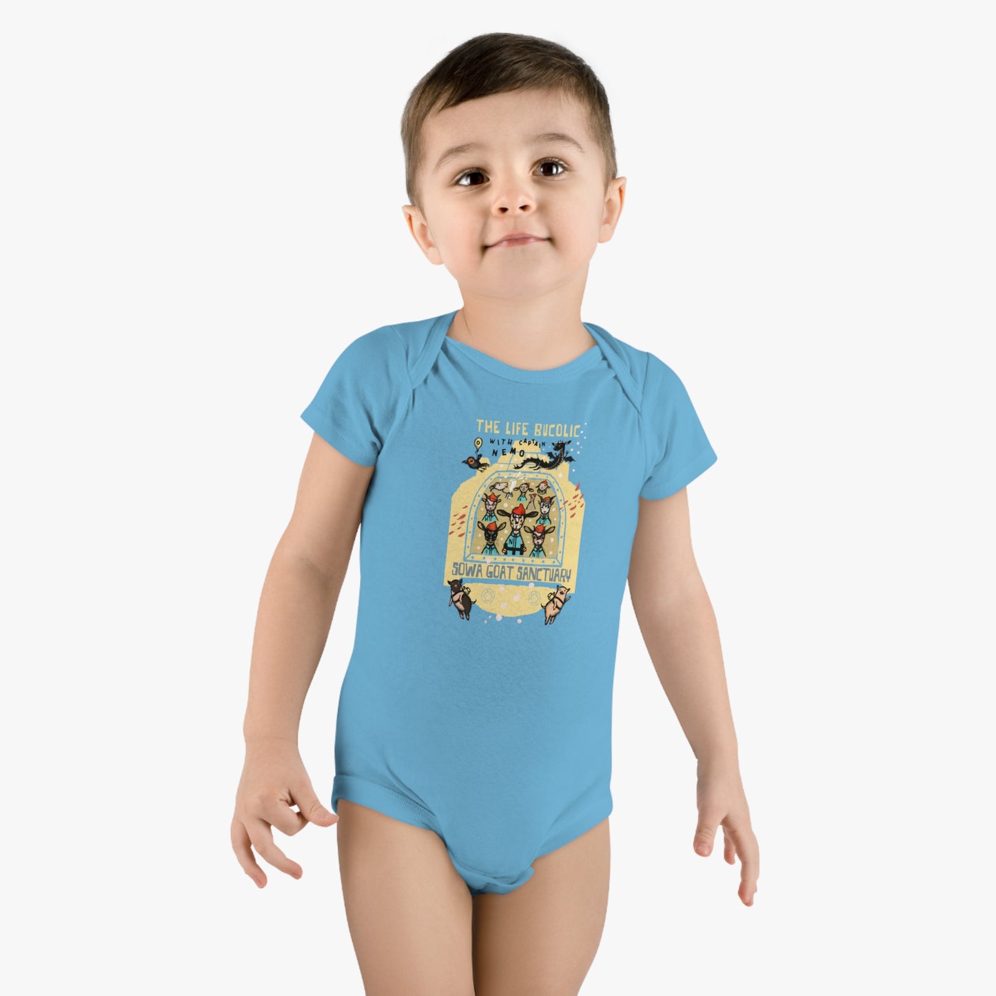 The Life Bucolic with Captain Nemo! - Baby Short Sleeve Onesie®