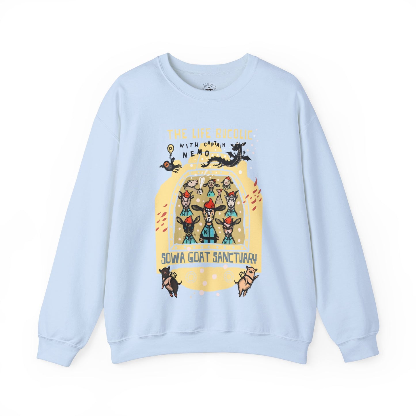 The Life Bucolic with Captain Nemo! - Unisex Heavy Blend™ Crewneck Sweatshirt