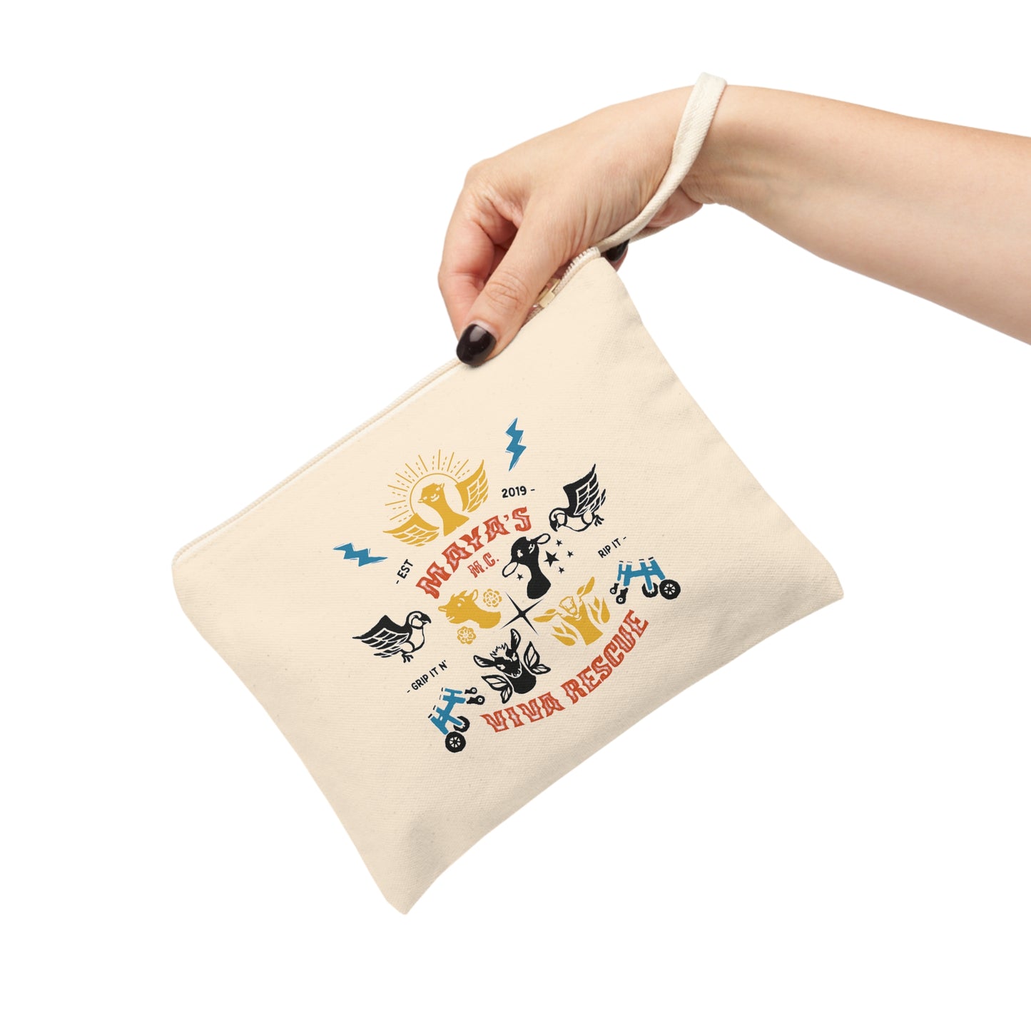Viva Rescue - Maya's Motorcycle Club - Accessory Zipper Pouch