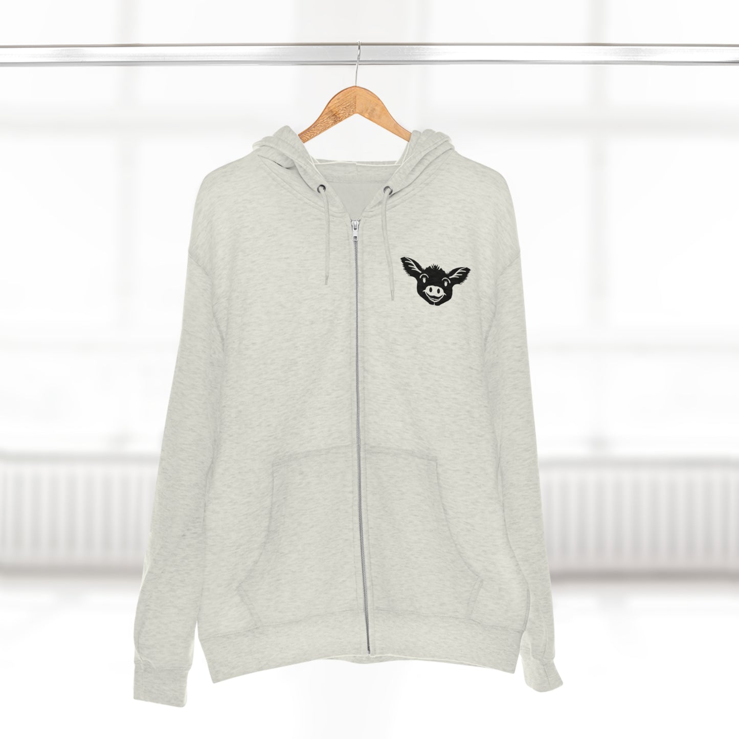 Heartwood Haven - Mama Cece & Her Babies Unisex Premium Full Zip Hoodie