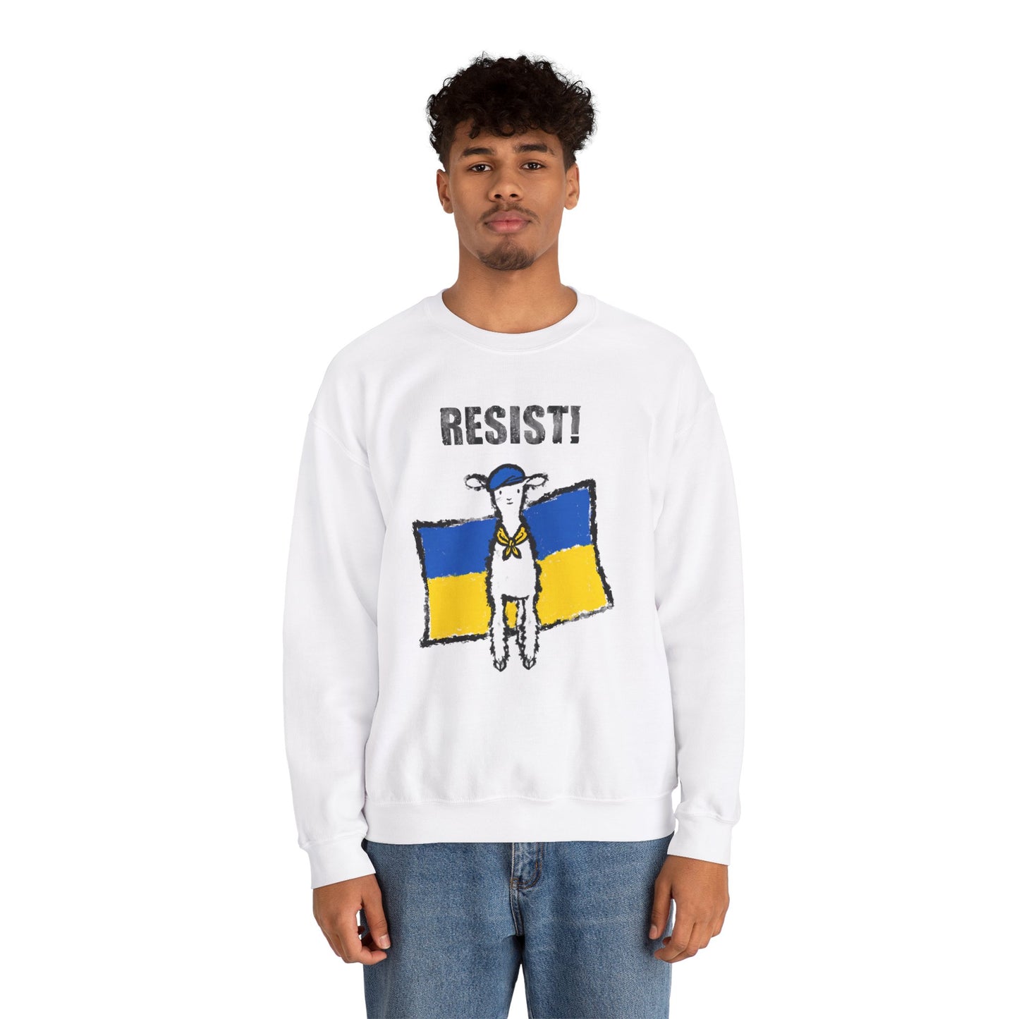 Stand with Resistance Baby - Unisex Heavy Blend™ Crewneck Sweatshirt