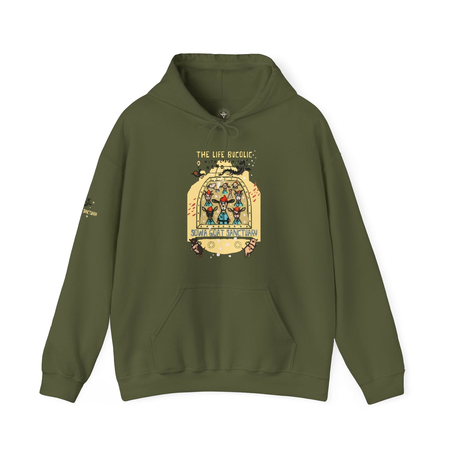 The Life Bucolic with Captain Nemo - Unisex Heavy Blend™ Hooded Sweatshirt