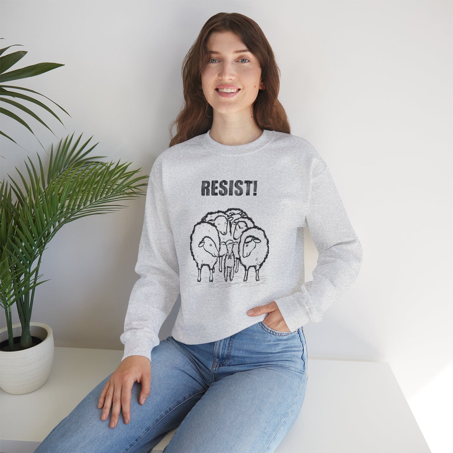 RESIST! - Unisex Heavy Blend™ Crewneck Sweatshirt