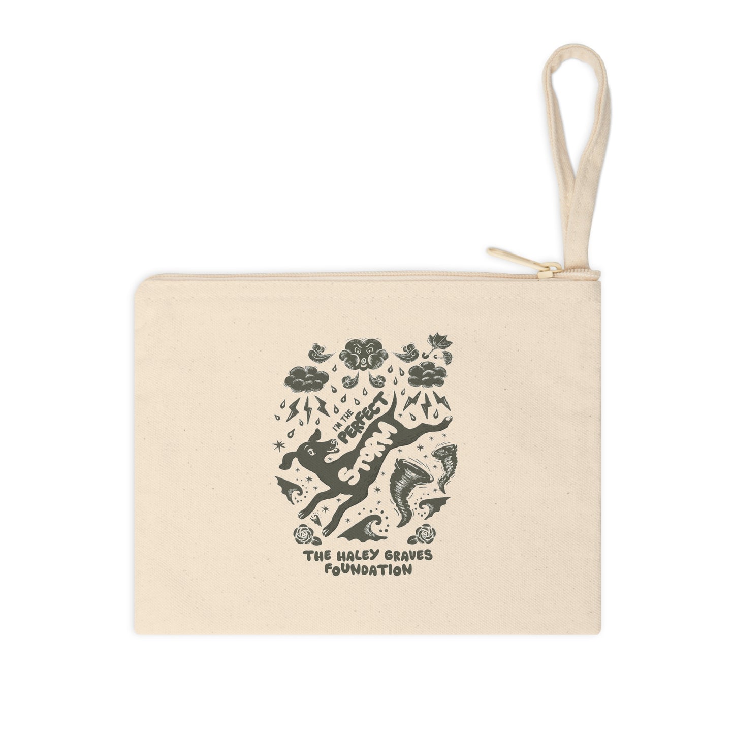 HALEY GRAVES FOUNDATION - STORMY - Zipper Pouch