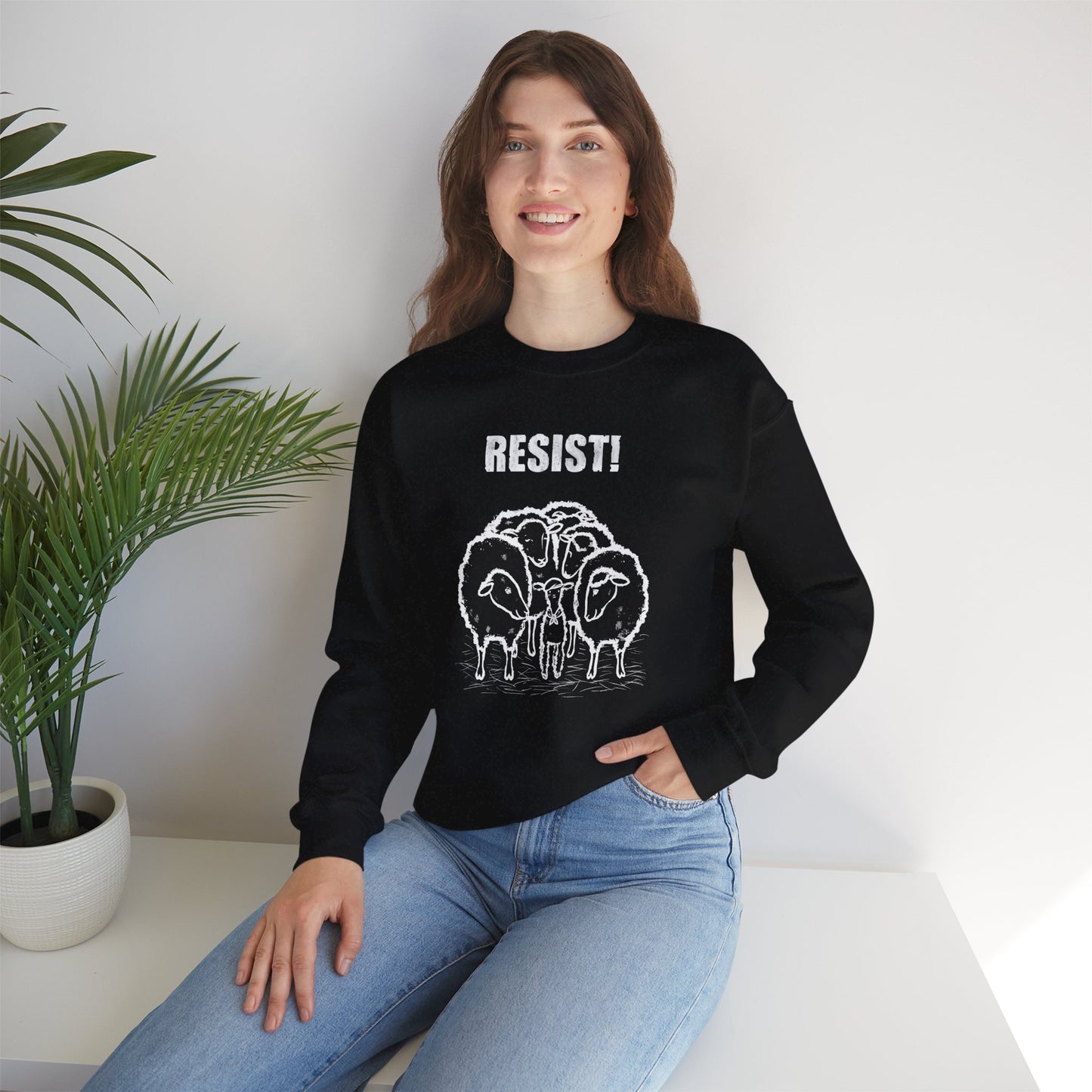 RESIST! - Unisex Heavy Blend™ Crewneck Sweatshirt