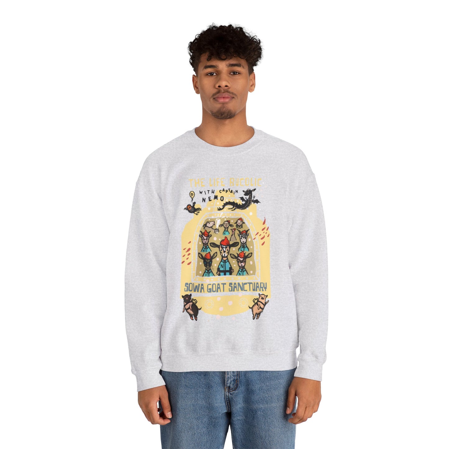 The Life Bucolic with Captain Nemo! - Unisex Heavy Blend™ Crewneck Sweatshirt