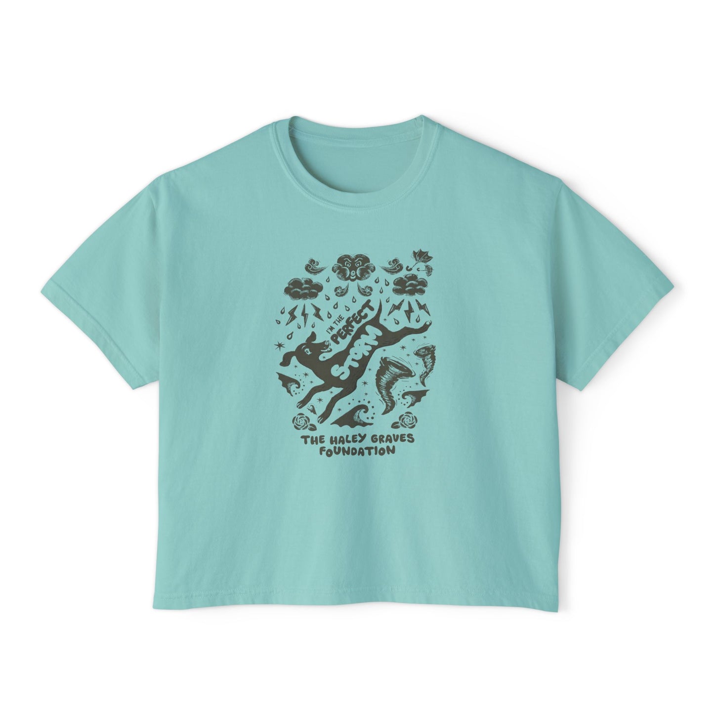 HALEY GRAVES FOUNDATION - STORMY - Women's Boxy Tee