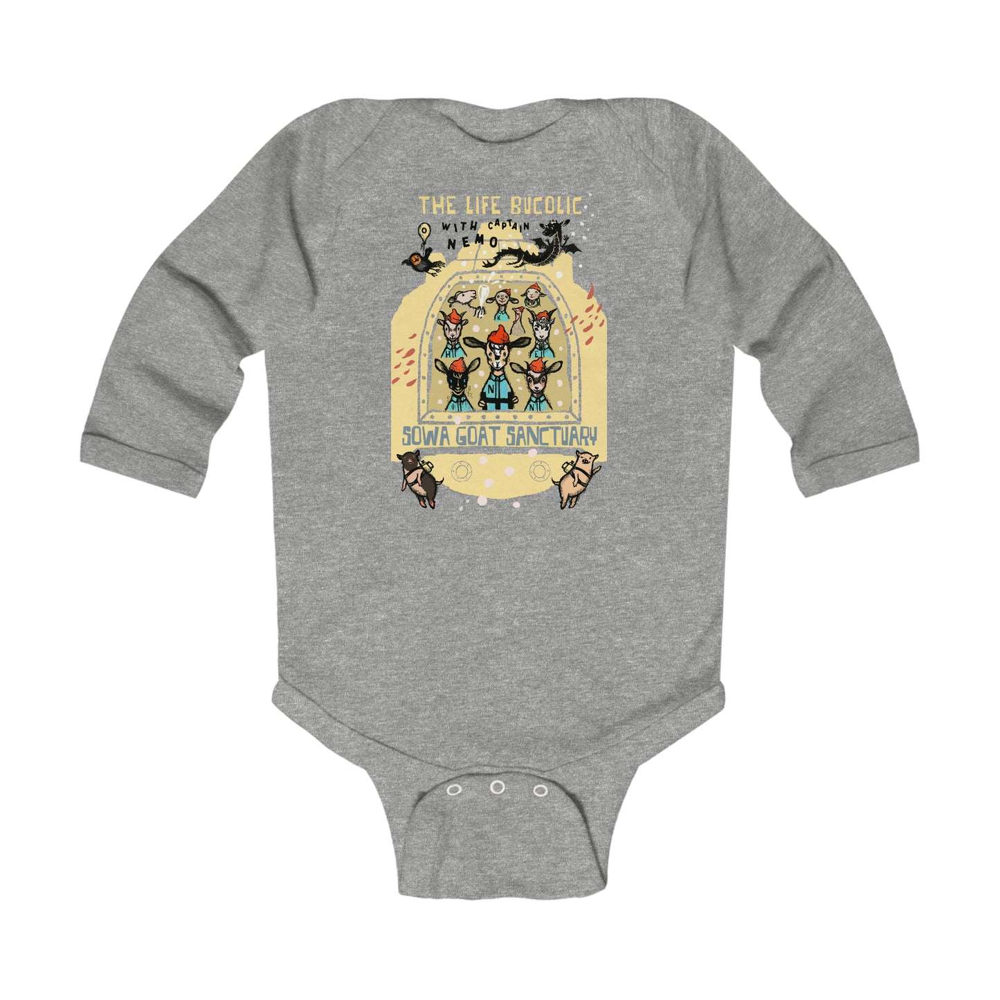 The Life Bucolic with Captain Nemo - Infant Long Sleeve Bodysuit