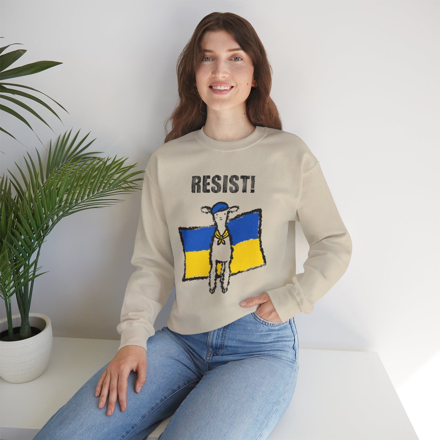 Stand with Resistance Baby - Unisex Heavy Blend™ Crewneck Sweatshirt