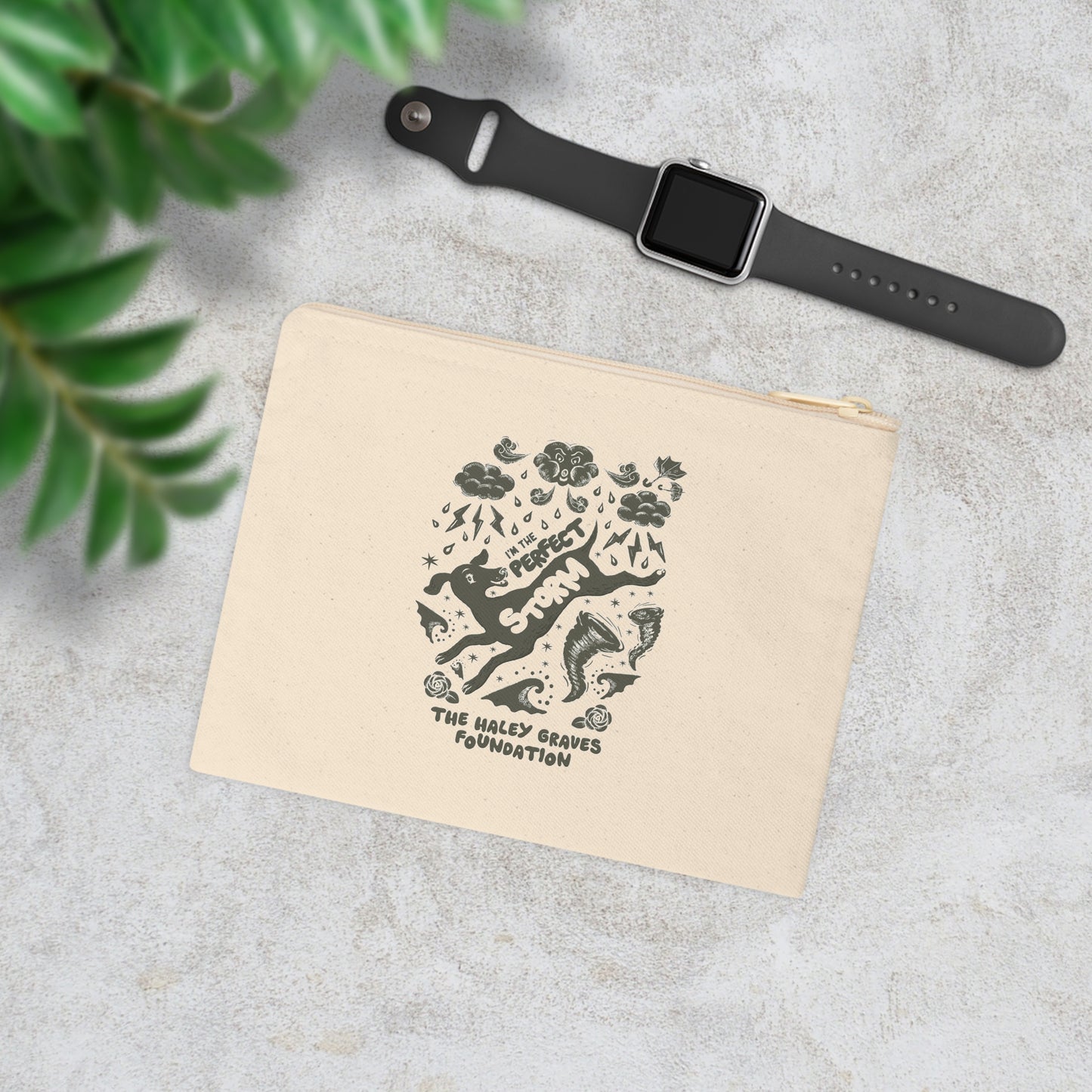 HALEY GRAVES FOUNDATION - STORMY - Zipper Pouch