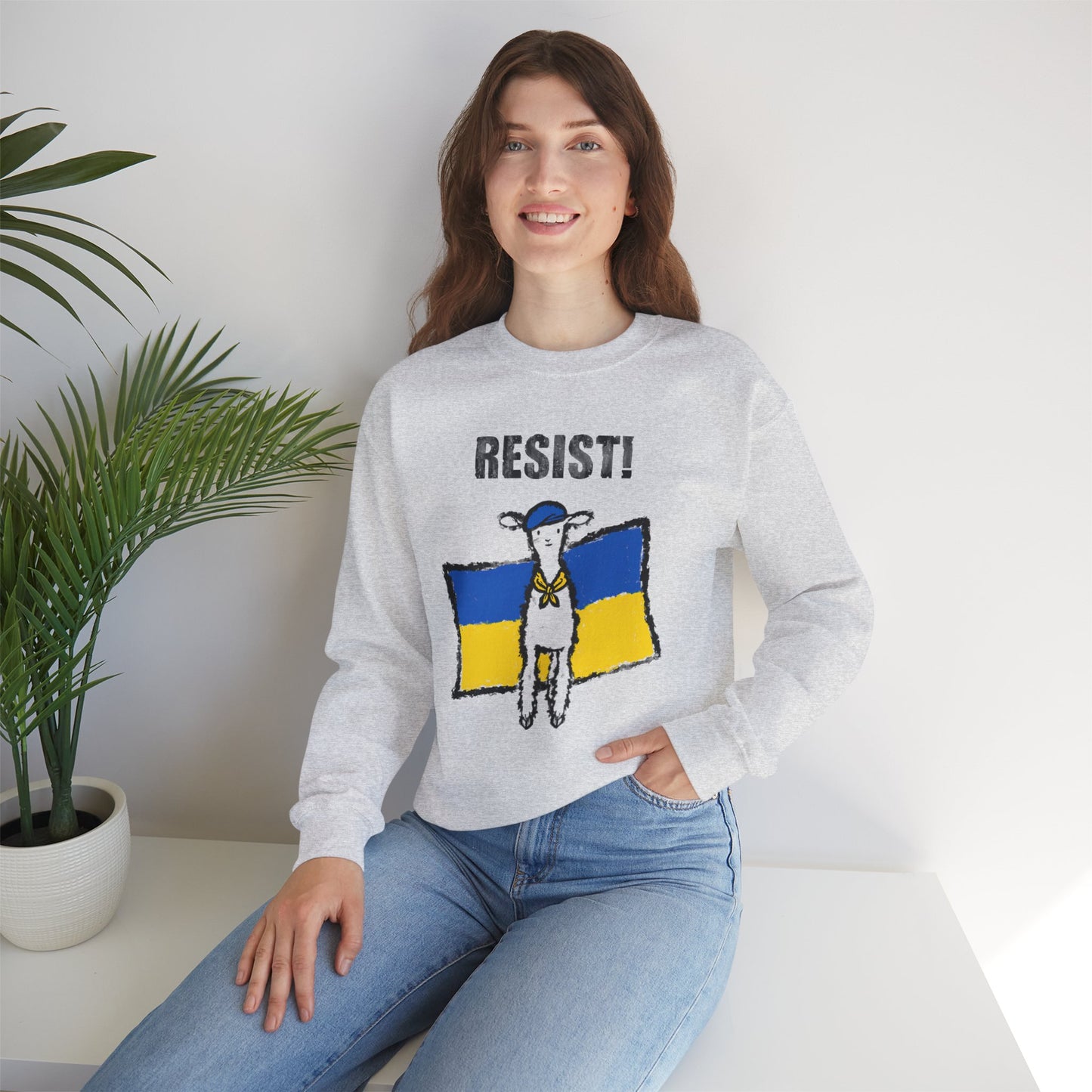 Stand with Resistance Baby - Unisex Heavy Blend™ Crewneck Sweatshirt