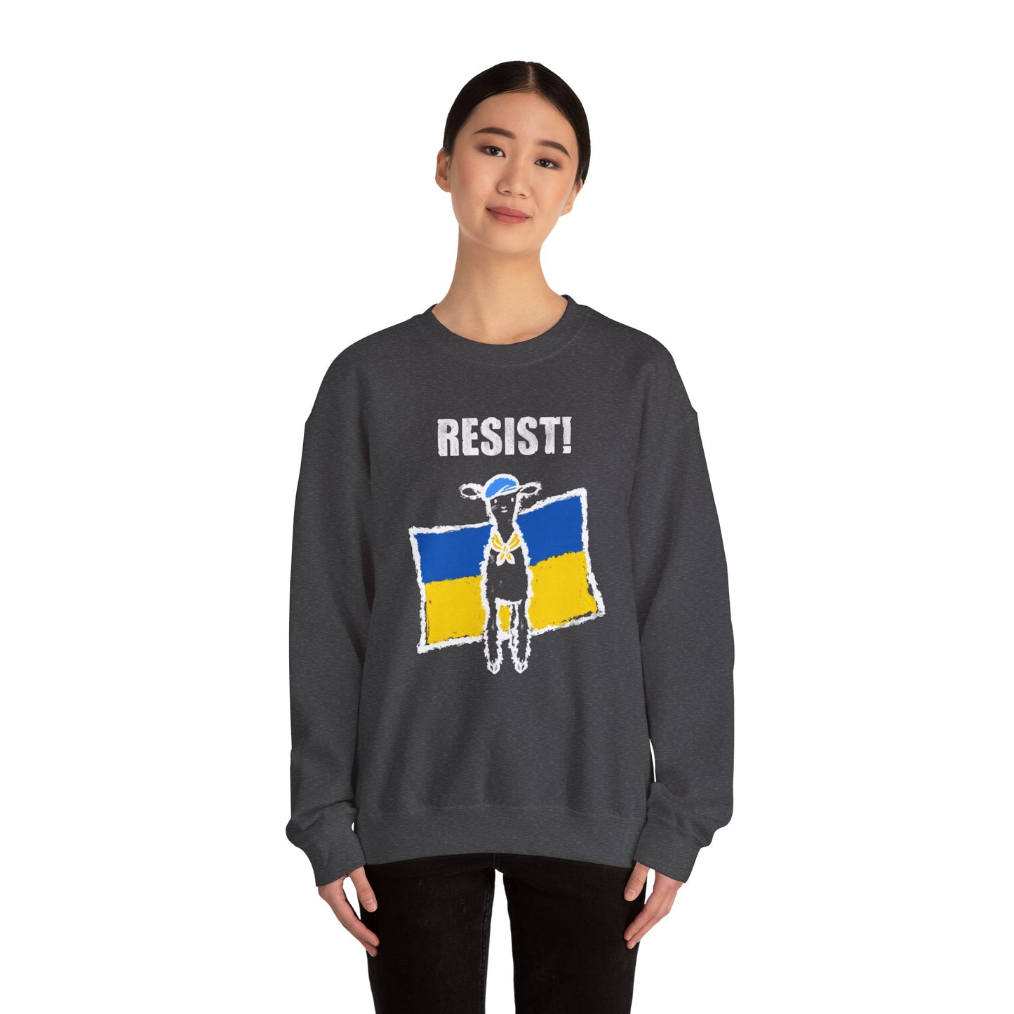 Stand with Resistance Baby - Unisex Heavy Blend™ Crewneck Sweatshirt