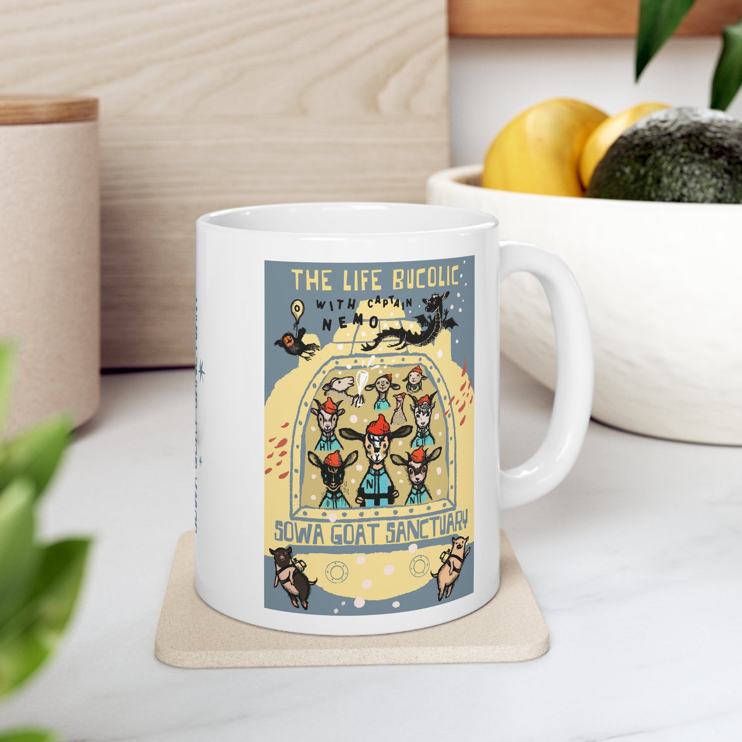 The Life Bucolic with Captain Nemo!- Ceramic Mug 11oz