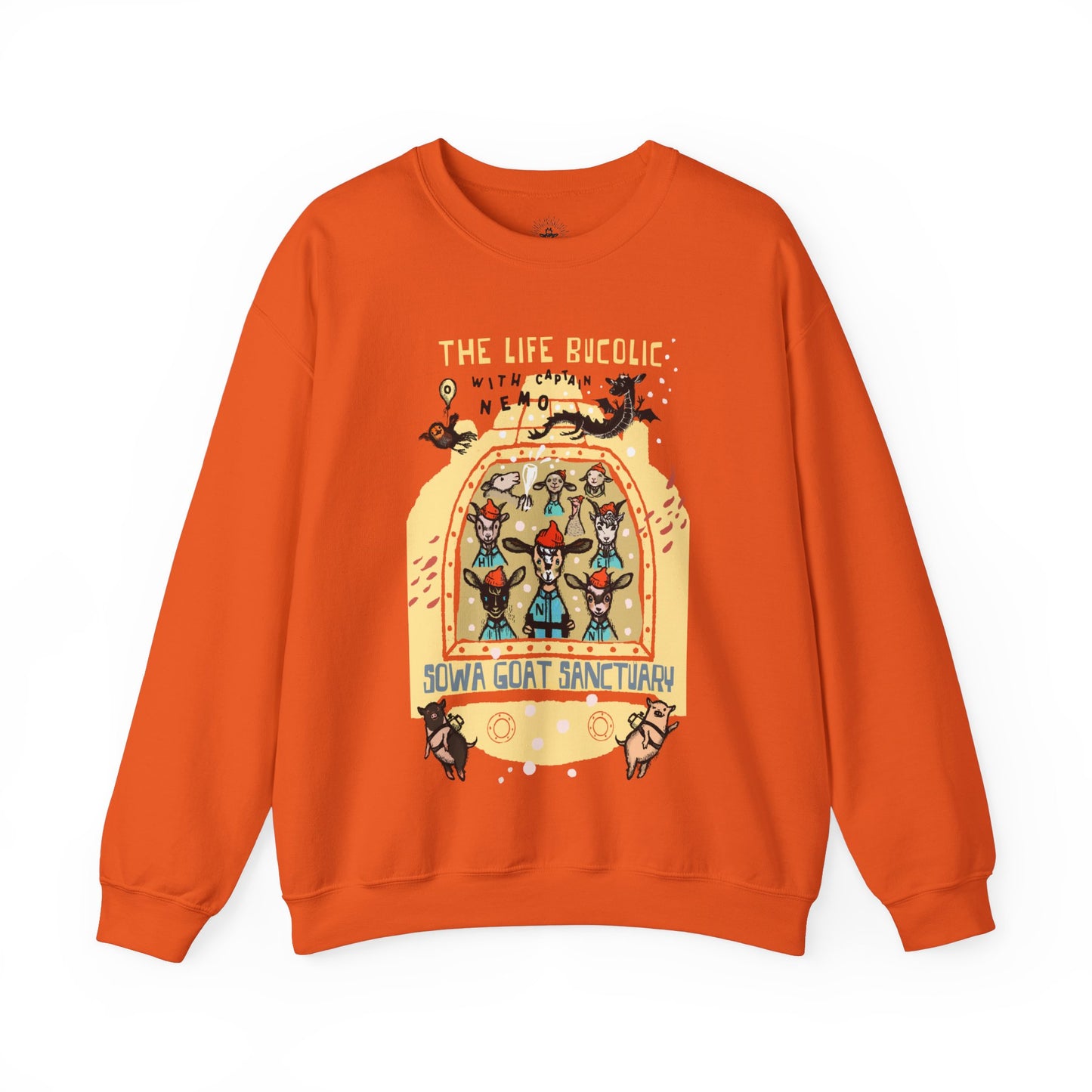 The Life Bucolic with Captain Nemo! - Unisex Heavy Blend™ Crewneck Sweatshirt