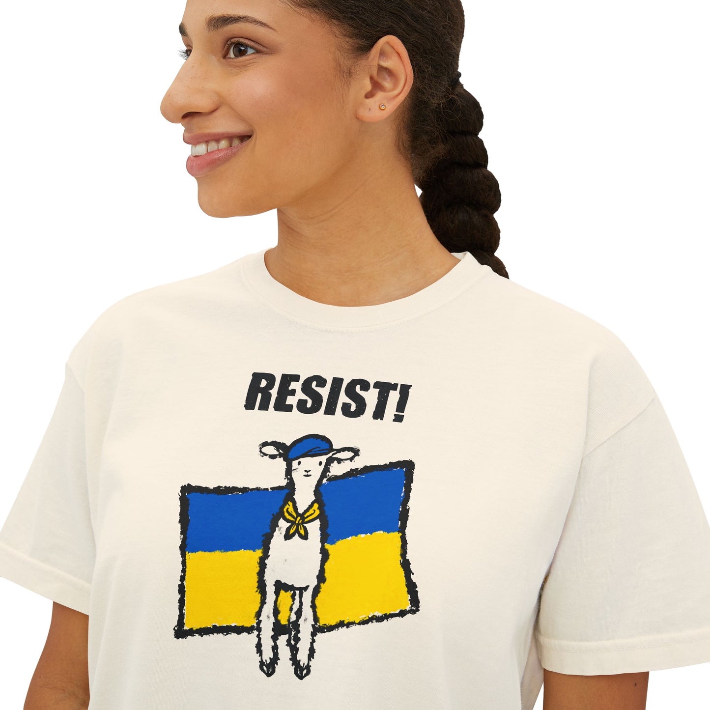 Stand with Resistance Baby - Women's Boxy Tee