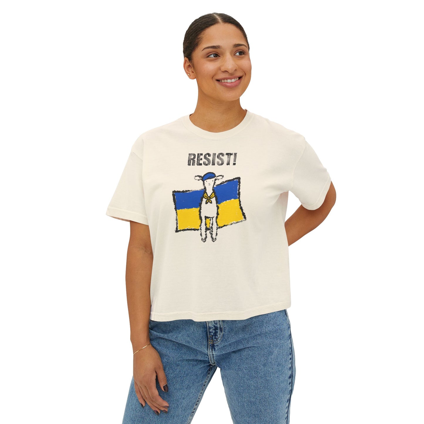 Stand with Resistance Baby - Women's Boxy Tee