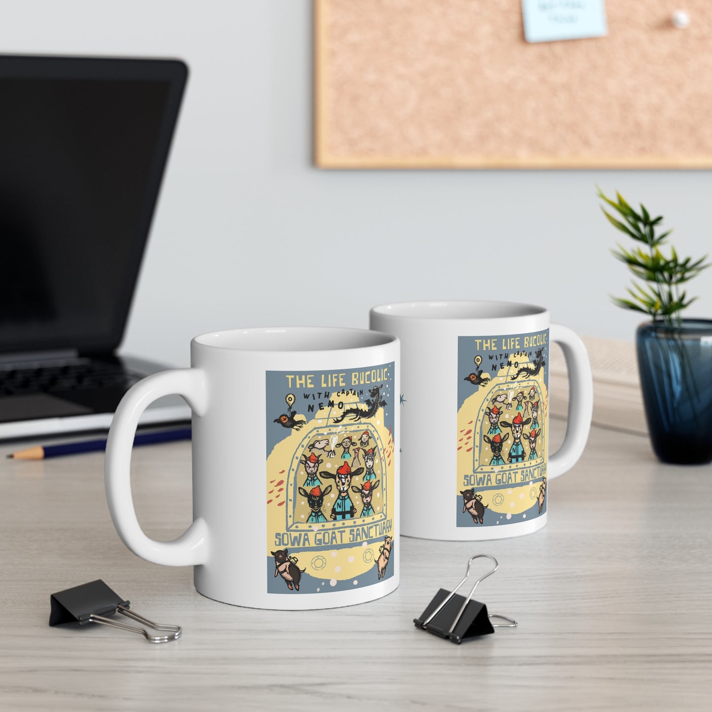 The Life Bucolic with Captain Nemo!- Ceramic Mug 11oz