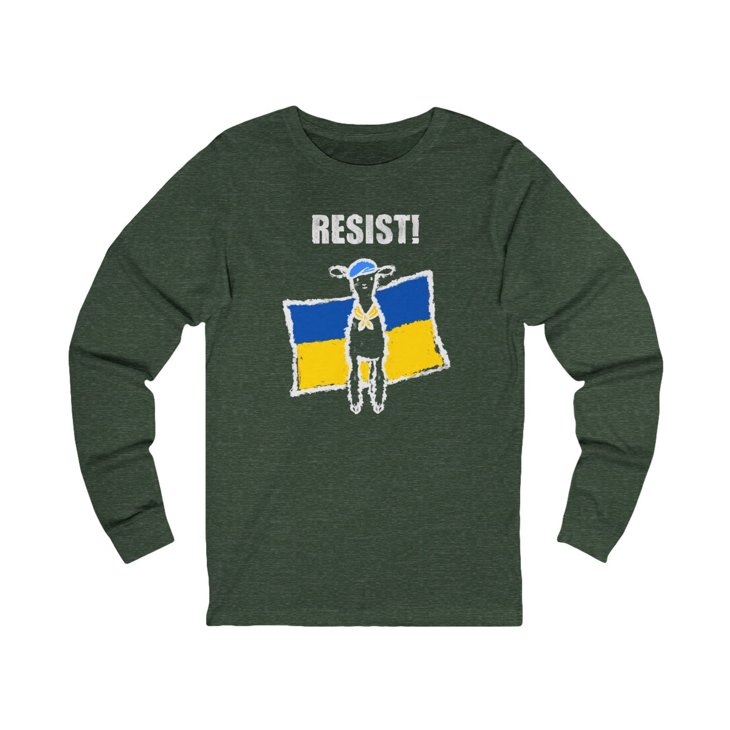 Stand with Resistant Baby - Unisex Jersey Long Sleeve Tee