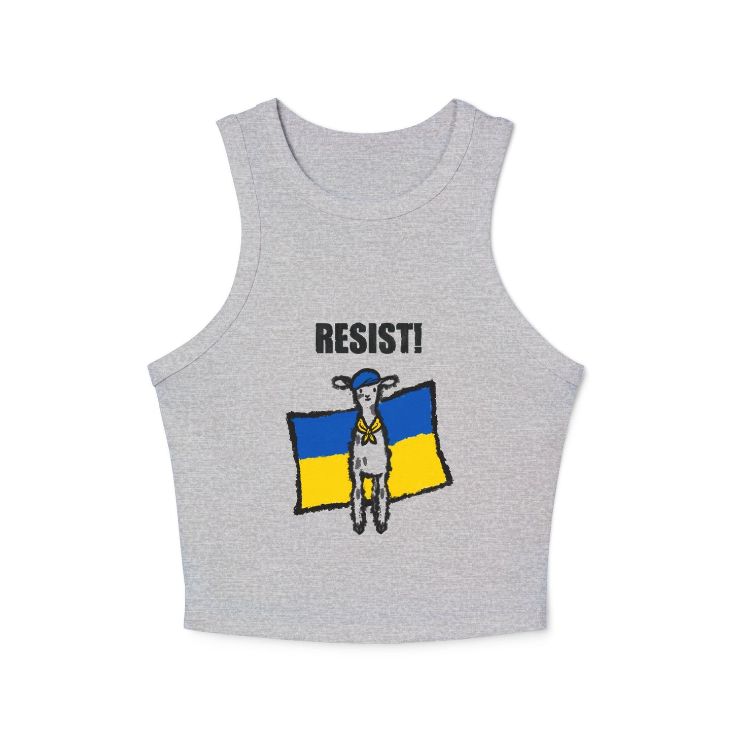 Stand with Resistance Baby - Women's Micro Rib Racer Tank Top