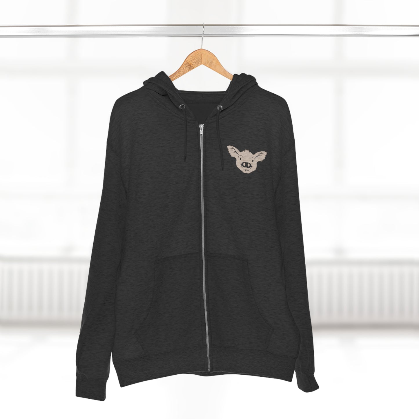 Heartwood Haven - Mama Cece & Her Babies Unisex Premium Full Zip Hoodie